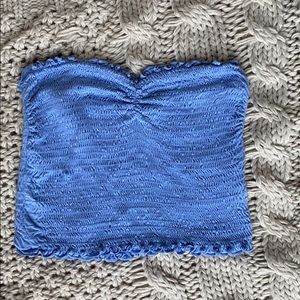 Urban Outfitters blue tube top